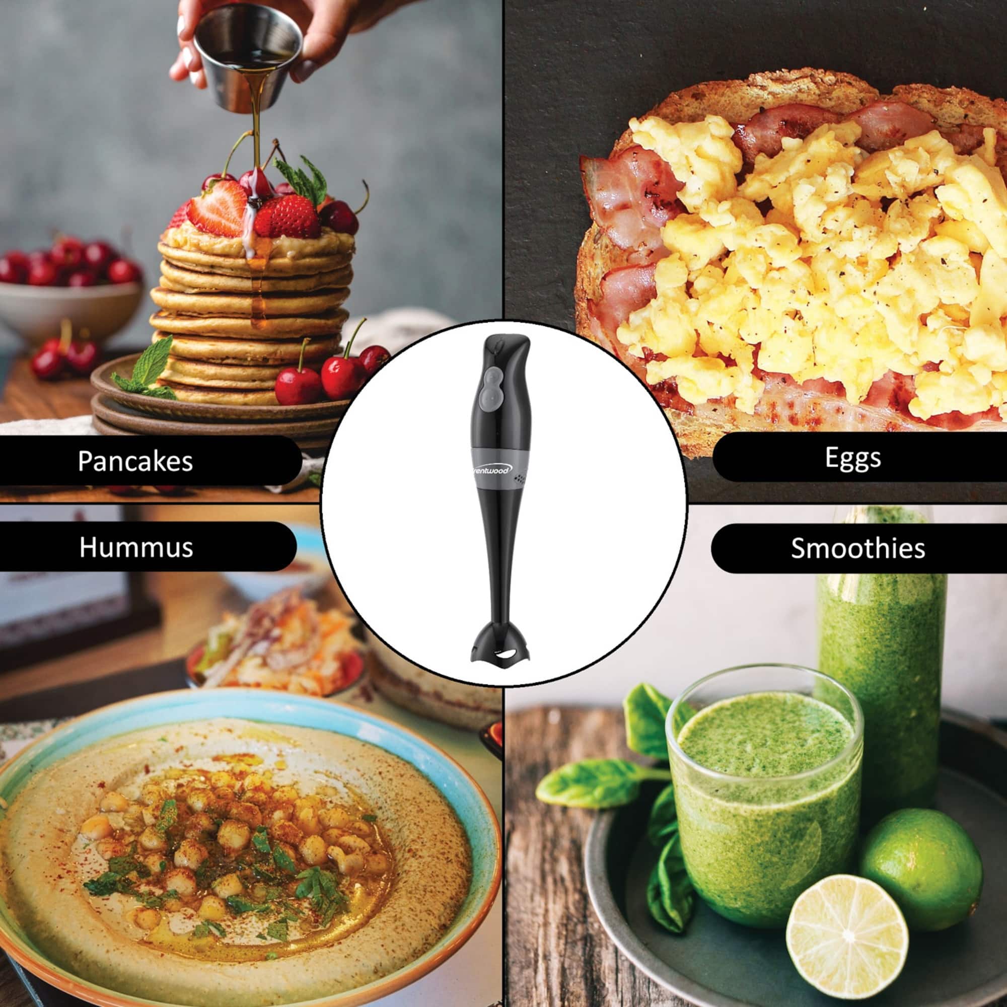 Brentwood Black 2 Speed Hand Blender